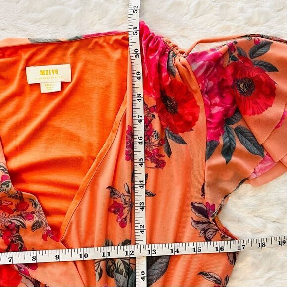 Anthropologie Maeve Simone Floral Midi Dress size Small - Picture 6 of 8